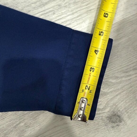 Ben Sherman Slim Fit Navy Blue Casual Button Down Shirt Neck 16 Size L - Picture 15 of 15